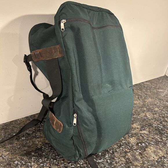 1990s MEI USA Hiking Backpack Large Duffel Travel Bag Internal Frame Mountain Eq - Picture 2 of 8